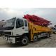 46m 287kw Putzmeister Used Cement Truck Heavy Duty Red And Orange