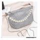 New pearl handle imitation full diamond handbag shoulder bag Cross-border explosive party dinner bag fashion shoulder