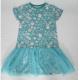 Cotton Spandex Pretty Baby Girl Dresses Mesh Layered Girl Cotton Dress