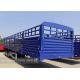 3 Axles 60 ton 40ft Flatbed Semi Trailer Equipment with Side Walls