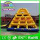 Guangzhou QinDa Inflatable Floating Island Inflatable Climbing Water Slide For Adult