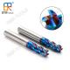 NaNo Blue Coating HRC63 4Flute 10 x 75 Square Solid Carbide End Mill Cutter for stainless steel milling