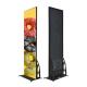 Led Poster Mirror Led Screen CE UL RoHS Mobile Stand Remote Control 4G WIFI