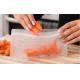 Leakproof Reusable Storage Bags Extra Thick FDA Grade PEVA k Bags,keep fresh air-tight vacuum sealer bags for food