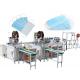 High Speed 3 Ply Face Mask Making Machine With Touch Screen Operating
