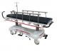 Medical Emergency Ambulance Stretcher Trolley Stainless Steel Adjustable Height