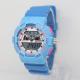Plastic Digital Watch with Stainless Steel Case Back, 5ATM Water Resistance and TPU Strap,LCD Digital Watches