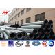 Q235 Electric Pole Steel Electric Power Poles with Cross Arm For Power Accessories