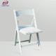 Padded Wimbledon Resin White Wedding Chairs Plastic Party Chairs Outdoor