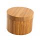 100% Bamboo Salt Box 8.5oz Spice Container With Magnetic Swivel Lid
