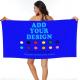 Personalized Beach Towels Add Your Design Here Custom Bath Towels Personalized Gifts Design Your Own Text/Logo/Photo