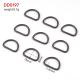Half Inch D Ring Loop User-Friendly Style D Shape Ring Buckle for Bag Accessories