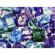 24% Spandex Recycled Swimwear Fabric Ice Cold Digital Printed Pattern