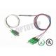 SC / APC 0.9 mm Single Mode Fiber Coupler 1310 1550 nm Custom Length