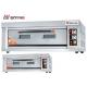 220v Gas Industrial Deck Oven One Layer Three Trays for Bread Baking