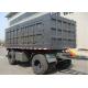 30ft Payload 2 Axles Drawbar Box Full Trailer For Bulk Cargos Mine Material