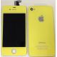 ODM Apple IPhone 4S Repair Parts Yellow Conversion Kit Replacement with Home Button