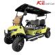CE Approved 6 Seater Long Range 4 Wheel Club Drive Golf Carts With Back Seat