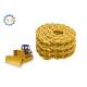 Yellow Bulldozer Track Chain Link 40Mn2 Or 35MnBH Steel Material
