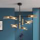 Postmodern luxury chandelier nordic sputnik lamp E14 glass lamp wrought iron chandelier(WH-MI-253)