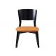 Fashion Wood And Upholstered Dining Chairs Restaurant Modern