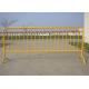 Galvanized Steel Portable Crowd Control Barricades For Road Traffic Safety