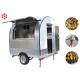Electric Fast Food Trailer Mobile Catering Truck 1300kg Weight 1 Year Warranty