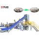 Efficiency 12 Months PP PE Film Washing Line , Agricultural Film Recycling Line