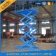 CE 5.5kw Power Electric Stationary Hydraulic Scissor Lift For Warehouse Cargo