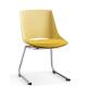 OEM ODM Office Sleigh Leg Modern Design Stackable Training Center Chairs with 0.33CBM