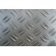 Decoration Skidproof Two Bar Aluminum Tread Plate 1.5mm Thickness