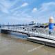 Customized Aluminum Floating Dock Boating Dock Floating Pontoon Bridge Float Dock Marina Boat Gangway