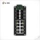 Industrial L2+ 8-Port 10/100/1000T 802.3at PoE + 4-Port 1G SFP + 2-Port 10G SFP+ Managed Ethernet Switch