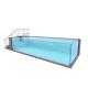 Clear Endless Modular Outdoor Above Ground Swimming Pool with Salt Chlorine Generator