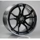 21 Inch 2 Piece Forged Porsche Wheels Black Centers Polished Barrels