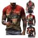 Hip Length All Over Sublimation Shirt Sports Polyester Oversized Graphic T Shirts