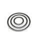 durable Vacuum Pipe Fittings FDA CE O Ring Bracket Customized Size