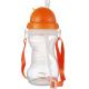 Customized Plastic Baby Milk Water Feeding Bottle With Straw Cap