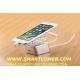 COMER anti-theft security alarm mobile phone floor mounting acrylic stands with charging cables