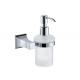 Bathroom Accessory Wall Mounted Soap Dispenser With Brass Pump PP Bottle Chrome