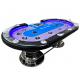 MDF Commerce Casino Poker Table Room Casino Party Supplies Led Poker Table