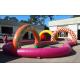 Racetrack Inflatable Sports Games Amusement 0.6mm With Zorb Ball Inside