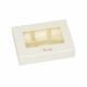 6 Cavities Beige Magnetic Chocolate Gift Packaging Boxes Food Grade