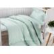 Size Adjustable 5 Pcs Modern Crib Bedding Sets Double Gauze / Cotton Ruched