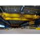 25 Ton Double Girder Overhead Crane Lifting Equipment Warehouse Optional Color