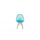 Elegant Eames Dining Chair Bar Furniture Casual Fashion Hollow Plastic Backrest