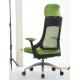 Ergonomic Upholstered Mesh Seat Office Chair Centre Tilting With Lumbar Support