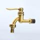 Wall Brushed 500000 Times 0.2Mpa Brass Bathroom Taps