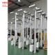 6m fire truck mounted pneumatic telescopic light mast tower for fire truck-pan tilt unit-remote control