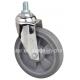 Medium Duty 6 TPE Swivel Caster with 110kg Load Capacity and Threaded Stem Z5736-57